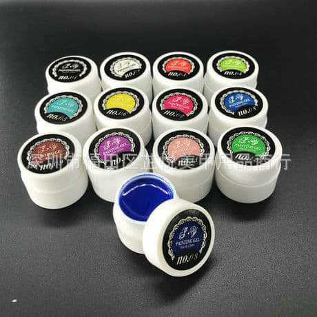 Sét gel vẽ 12 màu chất gel đặc đẹp