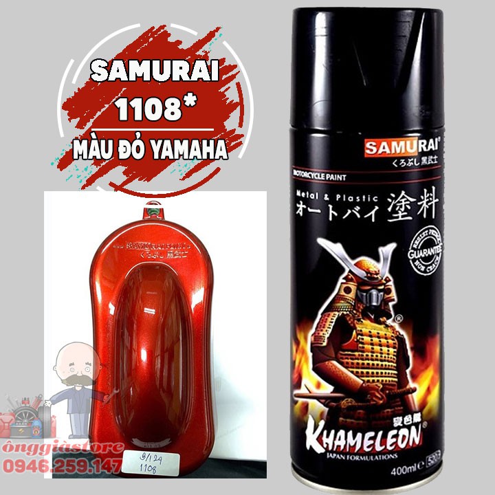 SƠN SAMURAI MÀU ĐỎ YAMAHA - YAMAHA RED 1108