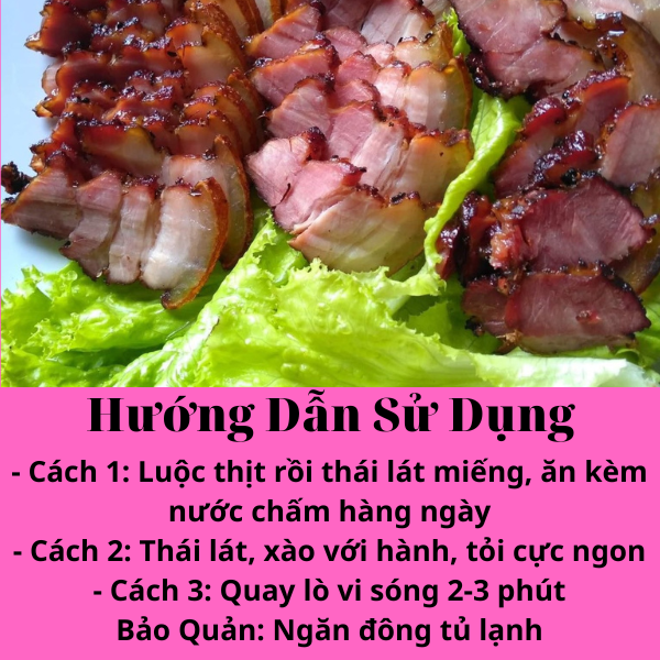 1KG Thịt Ba Chỉ gác bếp Tây Bắc