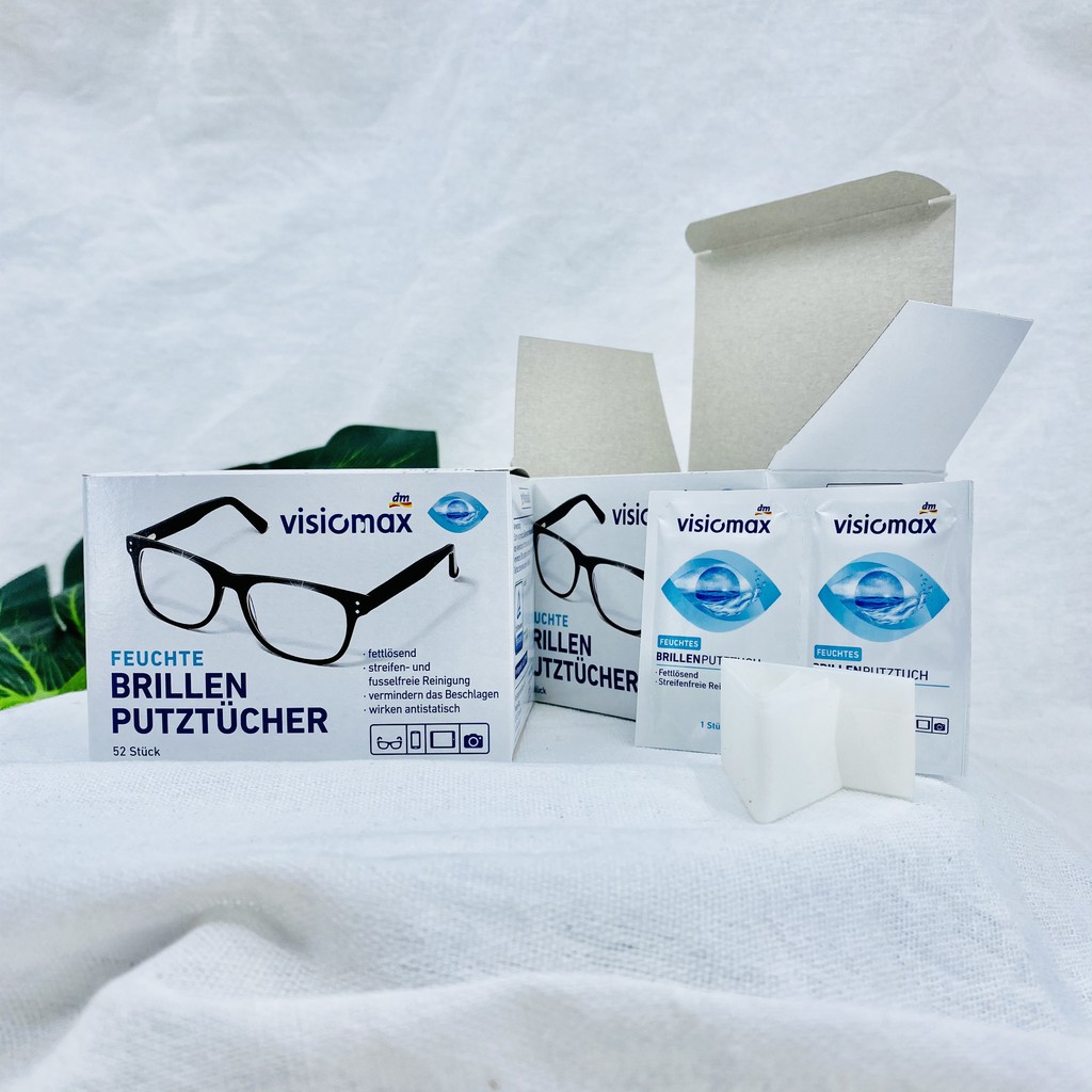 Giấy Lau Kính Visiomax 52 miếng (Hàng Đức)
