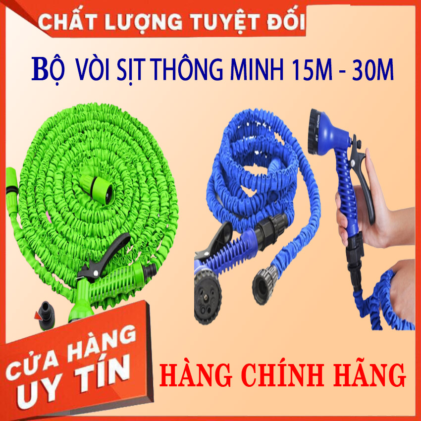 [TẾT 2022 - GIÁ SỈ]Vòi Xịt Rửa Thông Minh Giãn Nở 15M - 30M vòi Xịt Tăng Áp Bộ Vòi Rửa Xe Tưới Cây Giãn Nở Rửa Xe Xịt Rửa Sân Vườn Vòi Xịt Với 7 Chế Độ - Bảo Hành Toàn Quốc 1 Đổi 1 Bởi Nhà Bán Hàng Roav Anker