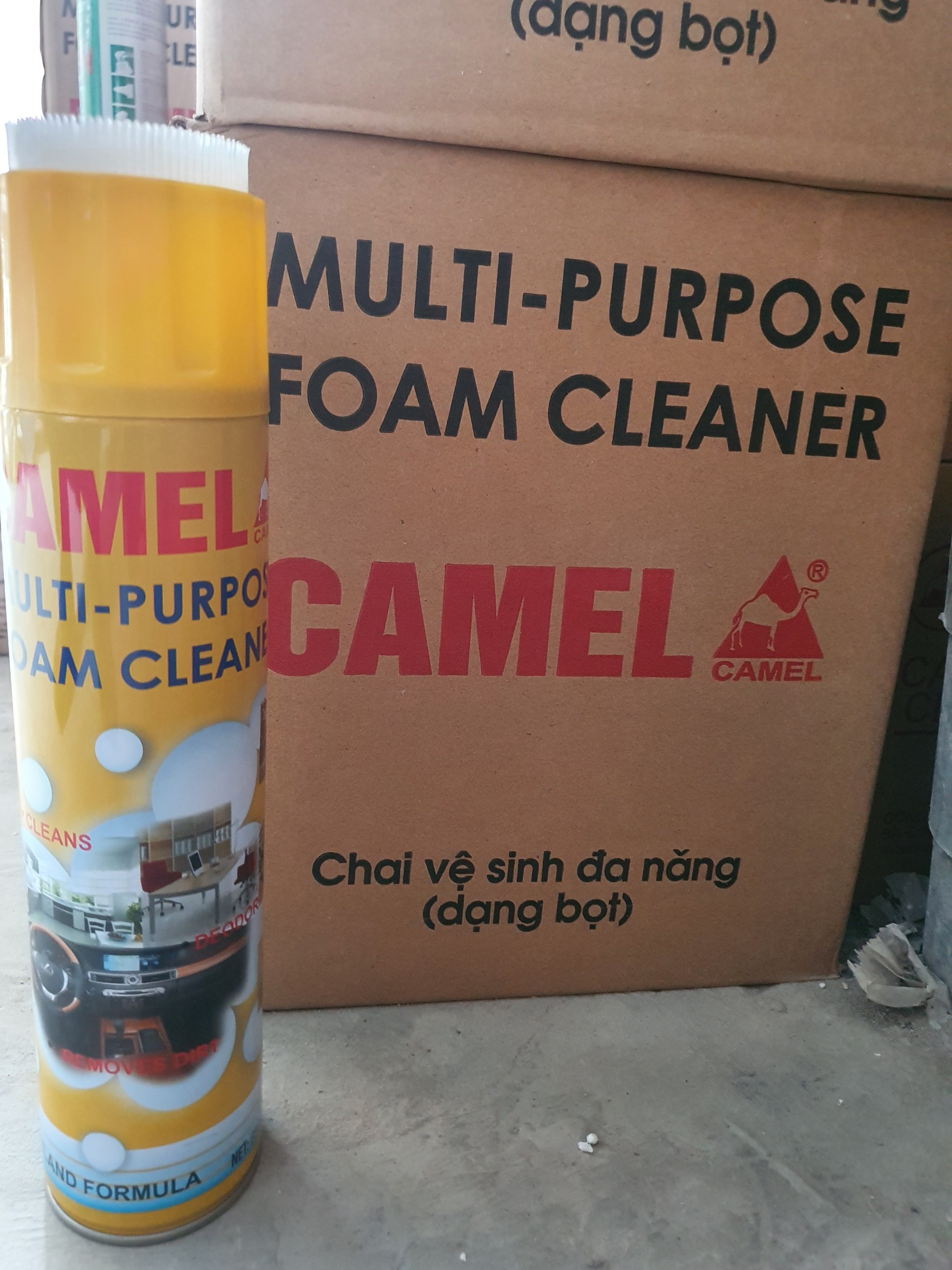 Chai xịt bọt vệ sinh đa năng Camel