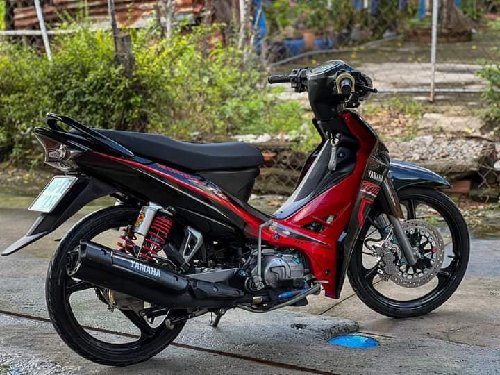 Tem dán xe sirius đen đỏ mẫu zin 2023