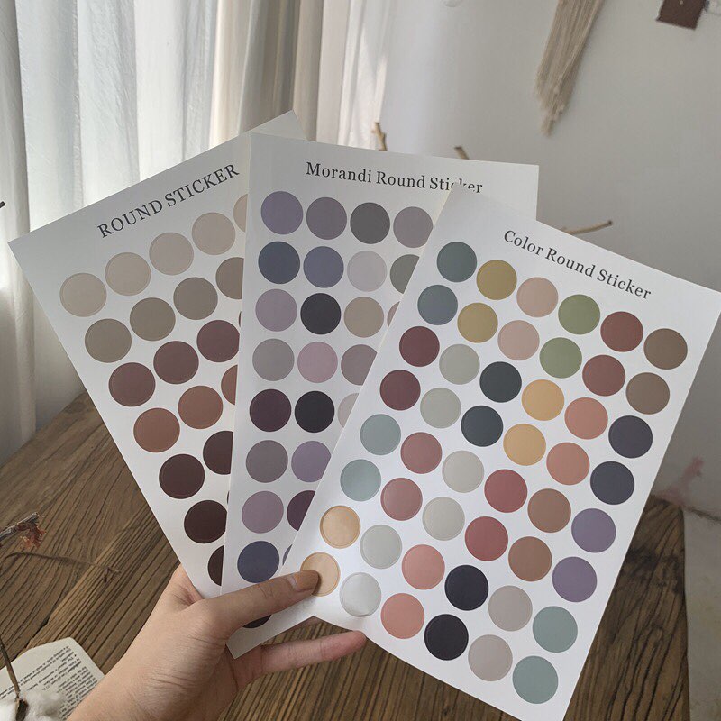 STICKERS/ Miếng dán chấm tròn - dot stickers tiện lợi