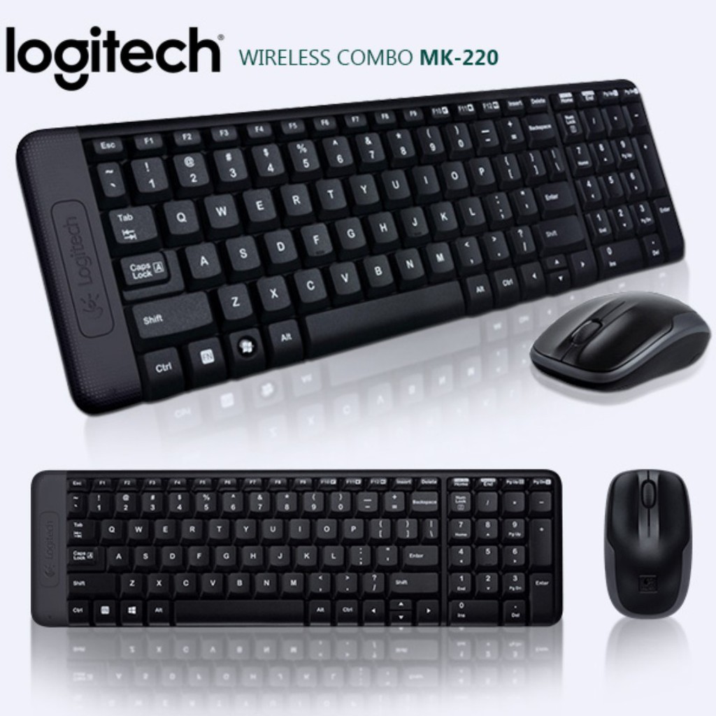 Combo Ko Dây Logitech Mk220 - HÀNG CHÍNH HÃNG