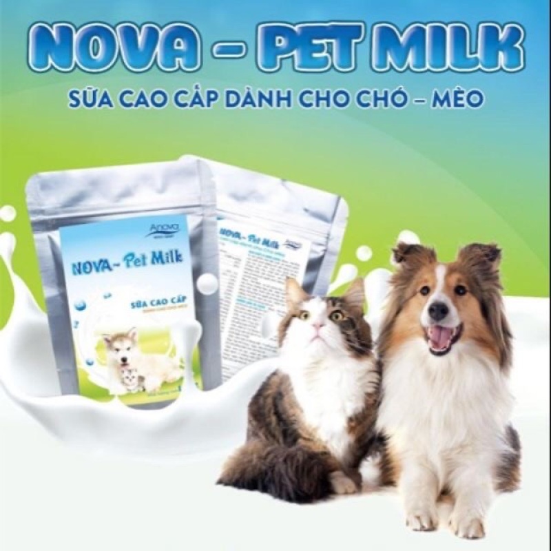 Sữa bột cao cấp cho Pet - Nova Pet milk 100g