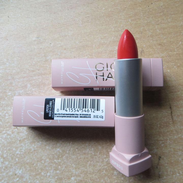 SON LÌ MẦU ĐỎ CAM GIGI HADID MATTE LIPSTICK MAYBELINE
