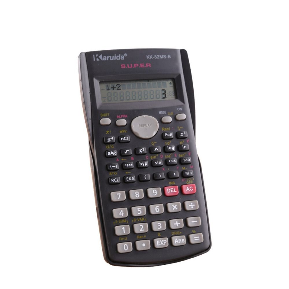 MMLUCK Multifunction Personalized Black Electronic Desktop Calculator Engineering Scientific Tool Office Supply School Stationery Office Working Engineering Scientific Calculator Scientific Calculator Function Calculator Digit Calculator
