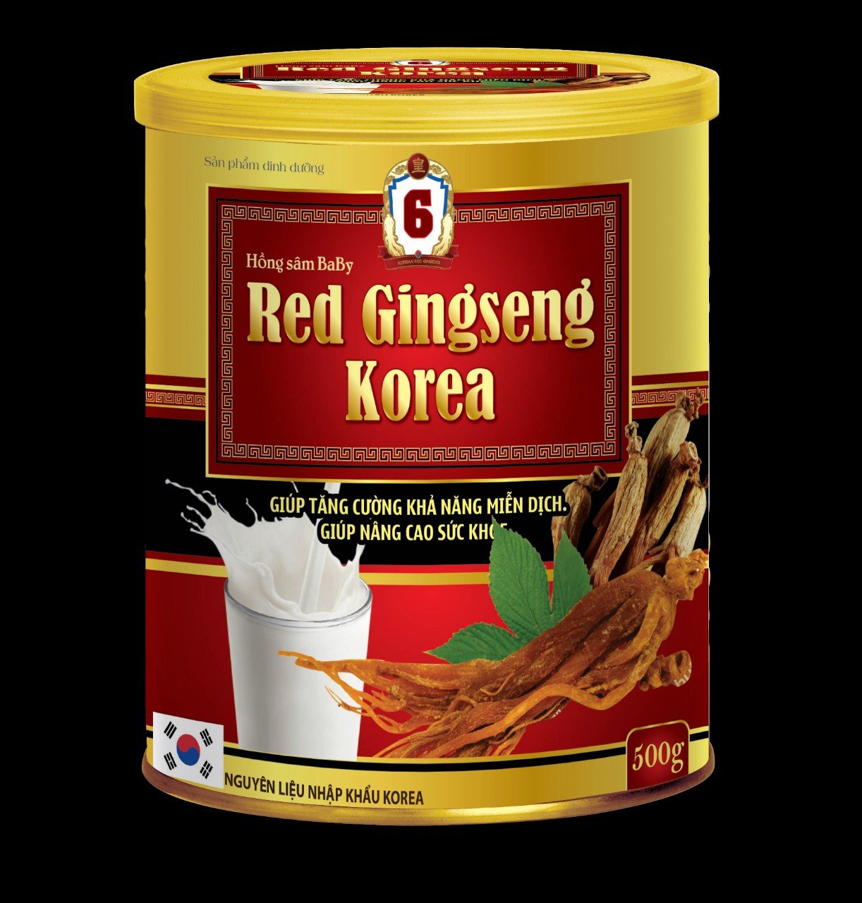 sữa bột hồng sâm baby red gingseng korea 5