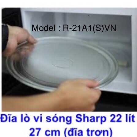Đĩa thuỷ tinh lò vi sóng sharp