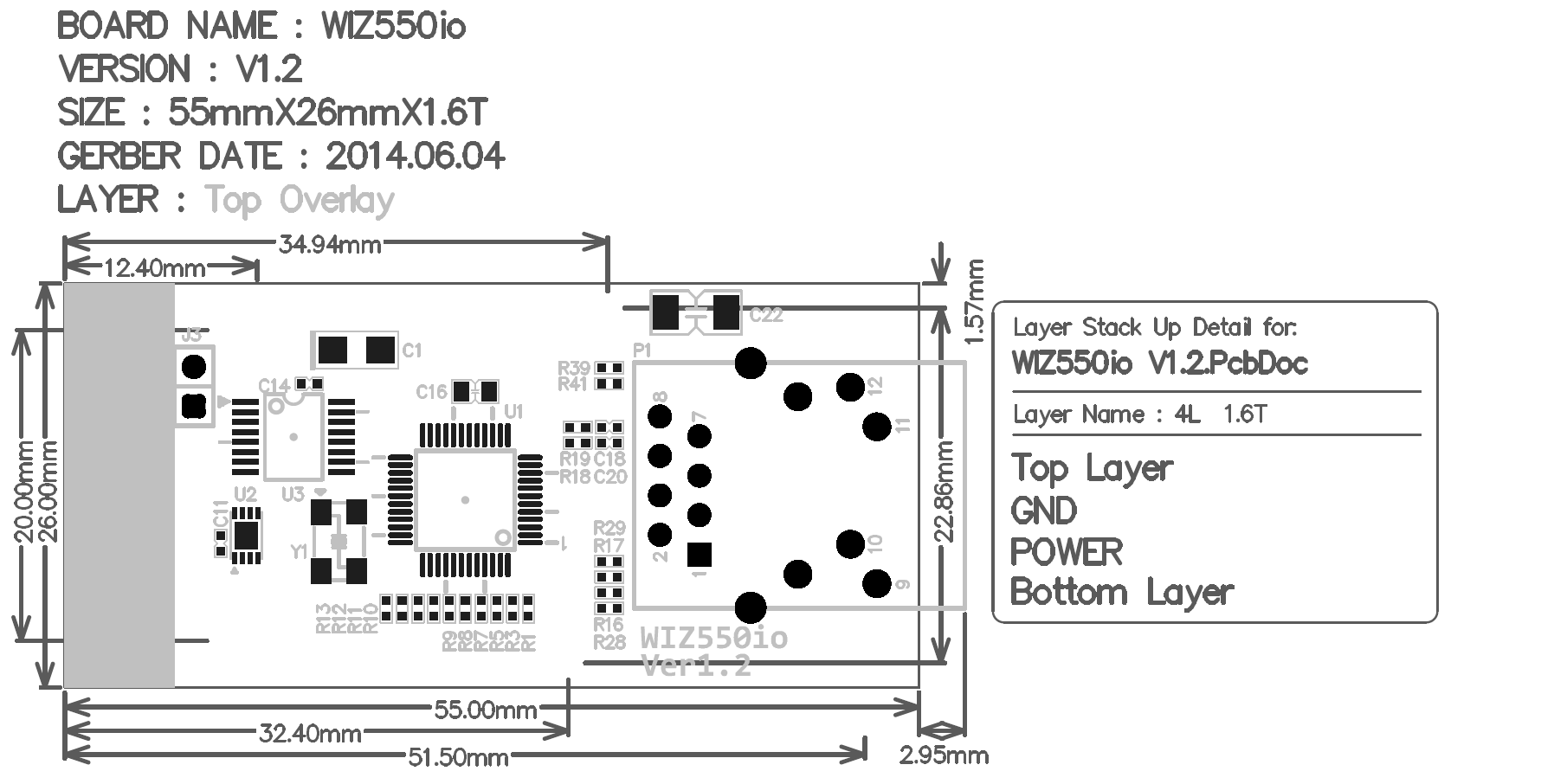 Module chuyển giao tiếp ethernet W5500 SPI