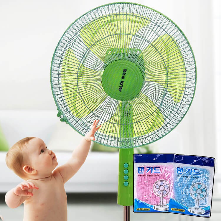 (Đơn 29K Freeship 15K) Lưới Bọc Lồng Quạt An Toàn Cho Bé (Đường Kính 30_35cm) NAM3