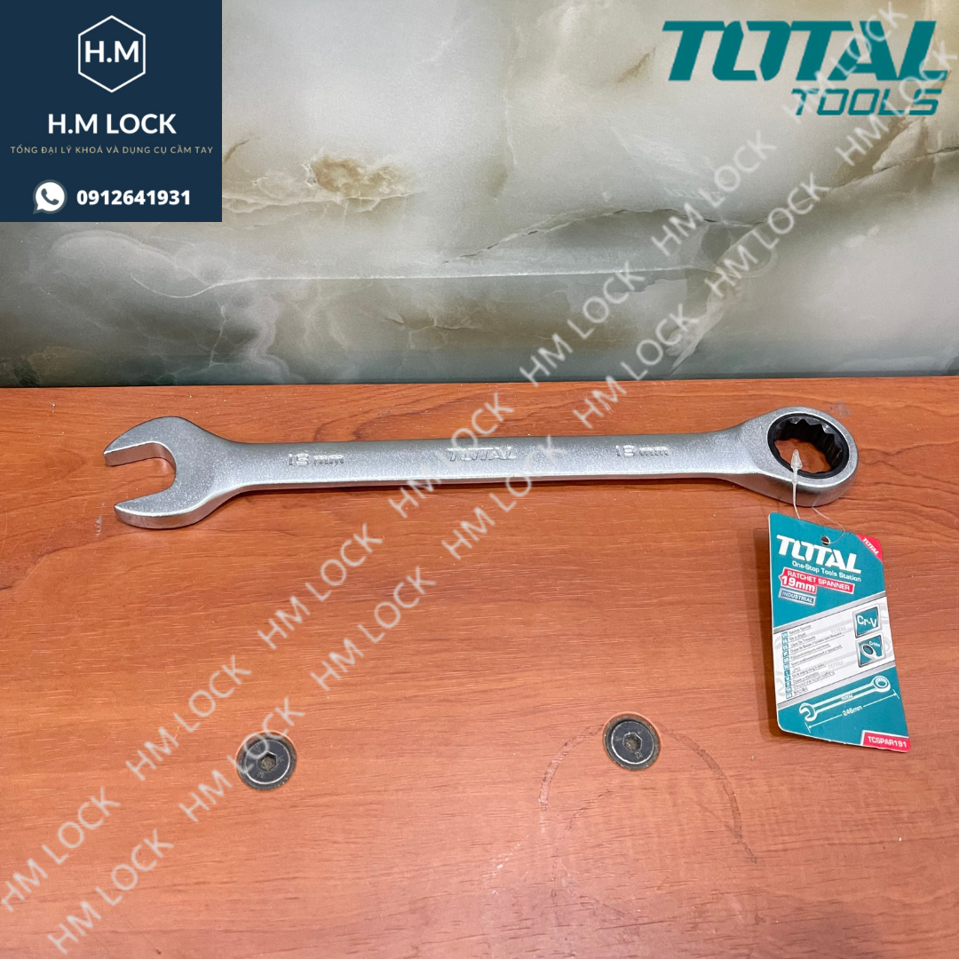 CỜ LÊ TỰ ĐỘNG 2 CHIỀU TOTAL 8MM - 19MM - THÉP VANADIUM SIÊU CỨNG, KHÔNG GỈ CAO CẤP - HM LOCK