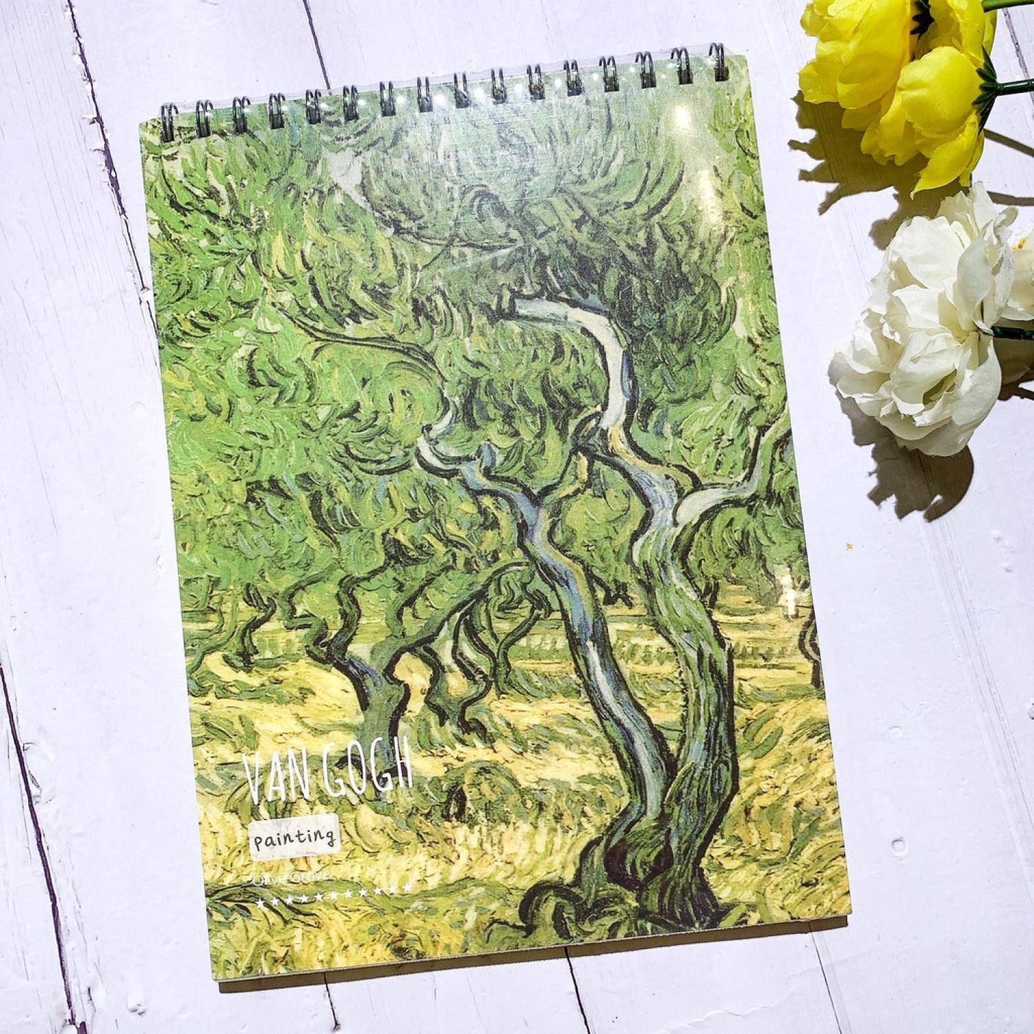 Sketchbook van gogh series- vẽ ký họa - sổ vẽ phác thảo chì gáy lò xo a4