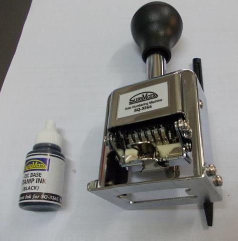 Máy đóng 6 số SureMark SQ-3366 - Auto Numbering machine