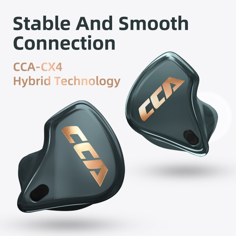Tai nghe True Wireless CCA CX4 - Bluetooth 5.0, 1BA + 1DD, Pin 22h, Â