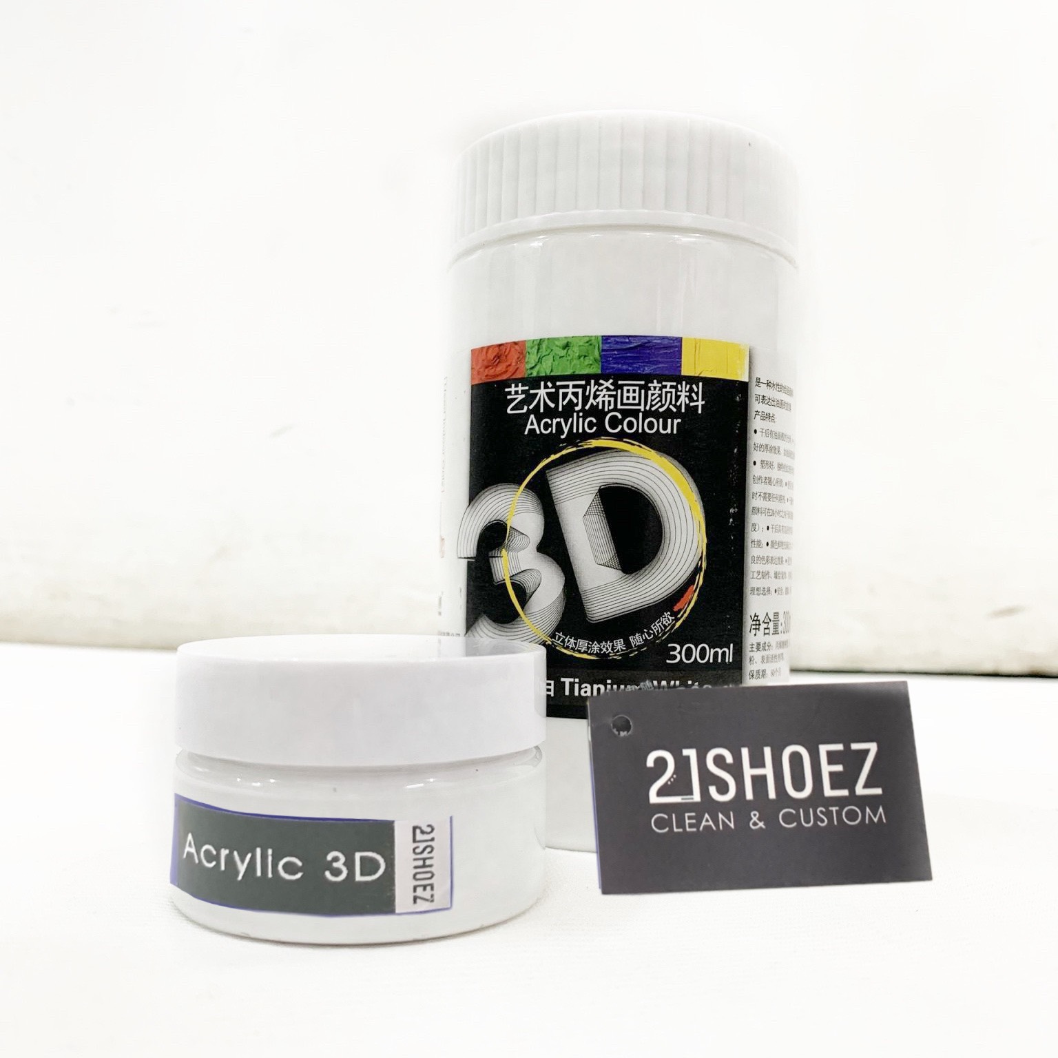 Màu Acrylic 3D-5D Custom Giày Lọ 30ml ( Bảng Màu 1 )