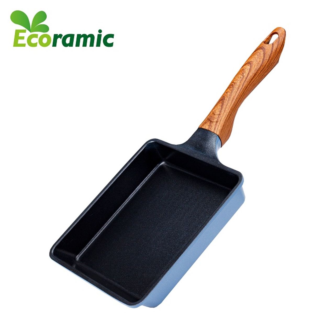 ECORAMIC - Chảo đúc Trứng Đế Từ 15 x 18 CM