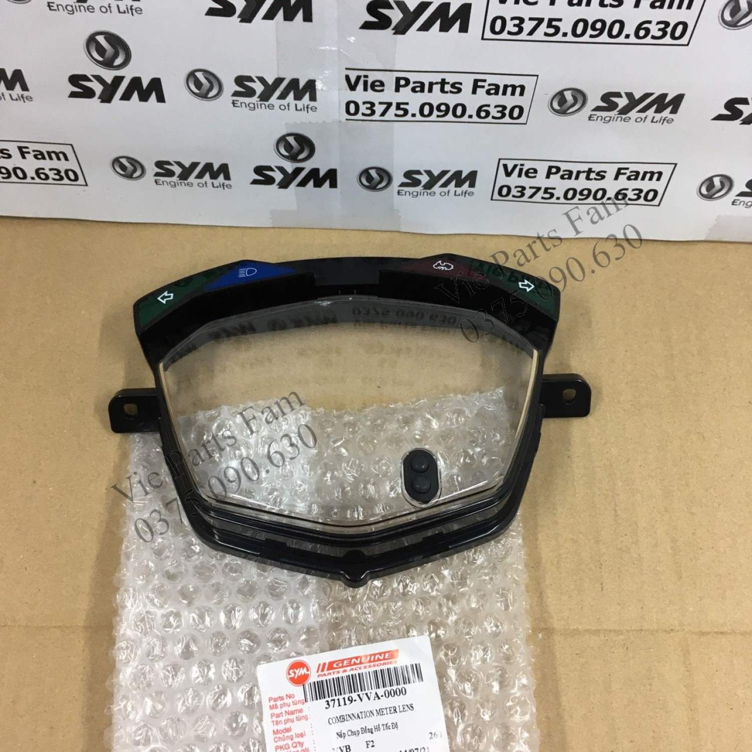 Mặt kính đồng hồ Shark SYM, hàng din SYM mới 100%