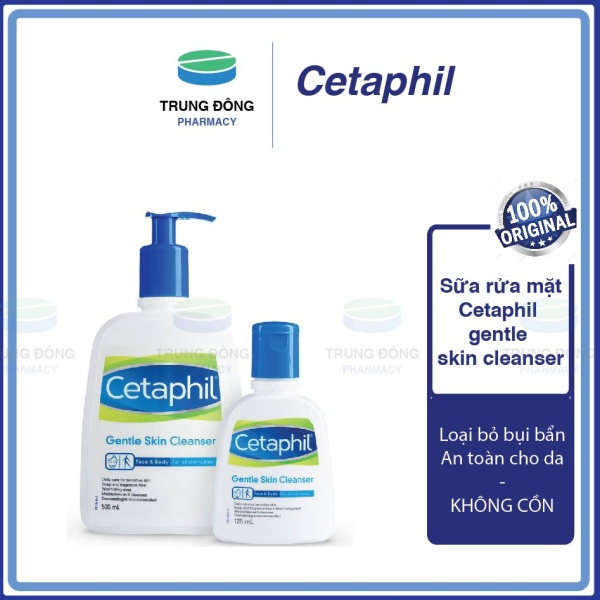 Sữa Rửa Mặt Dịu Nhẹ Cetaphil Gentle Skin Cleanser - xuất xứ CANADA Cho Mọi Loại Da - Trung Đông Pharmacy nhập khẩu