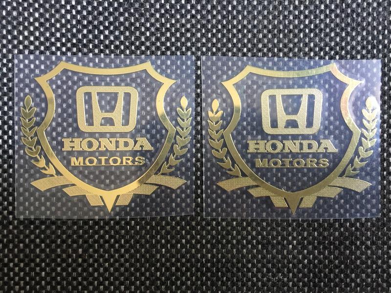 Bộ 2 logo decal nổi các hãng xe ô tô (Honda)