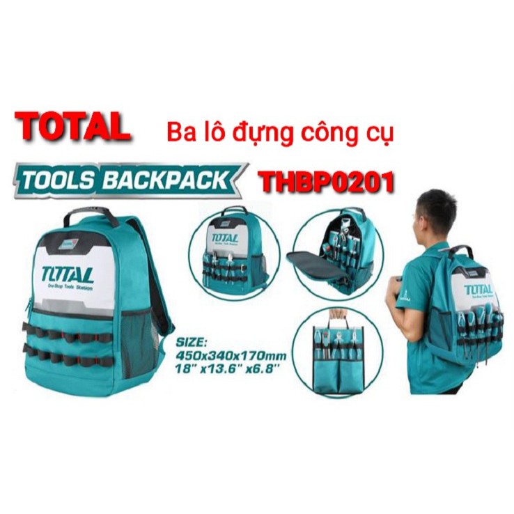 BA LÔ CÔNG CỤ TOTAL THBP0201
