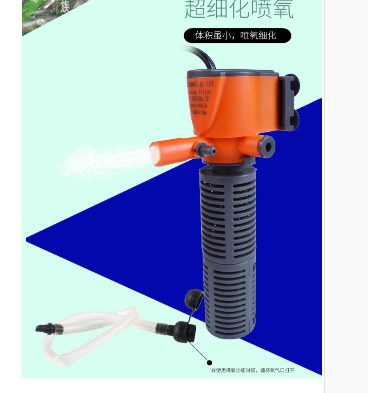 Sủi oxi kiêm máy lọc nước mini dành cho bể cá