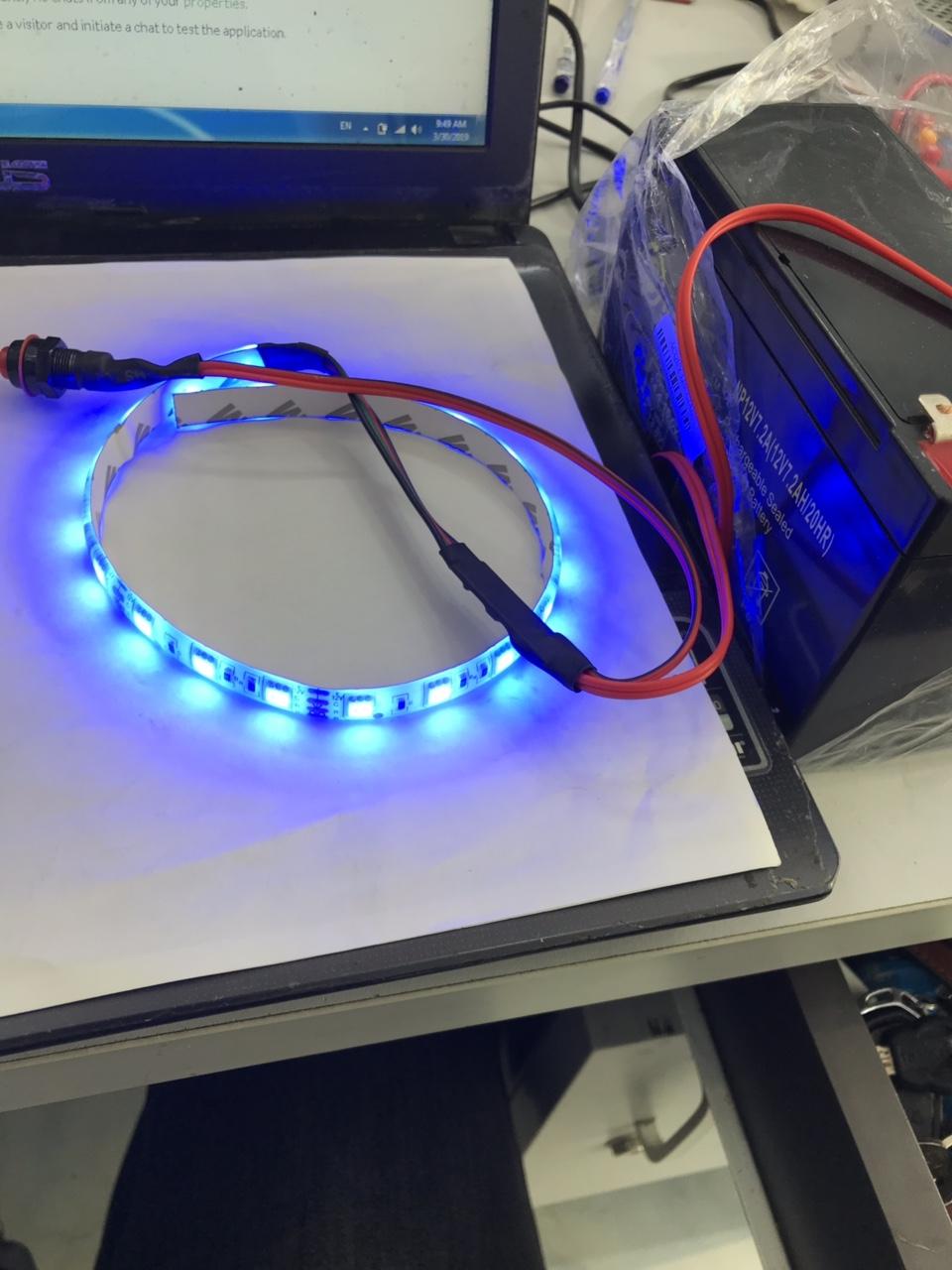 BỘ LED DÂY ĐỘ ĐÈN ĐỒNG HỒ XE MÁY 12v