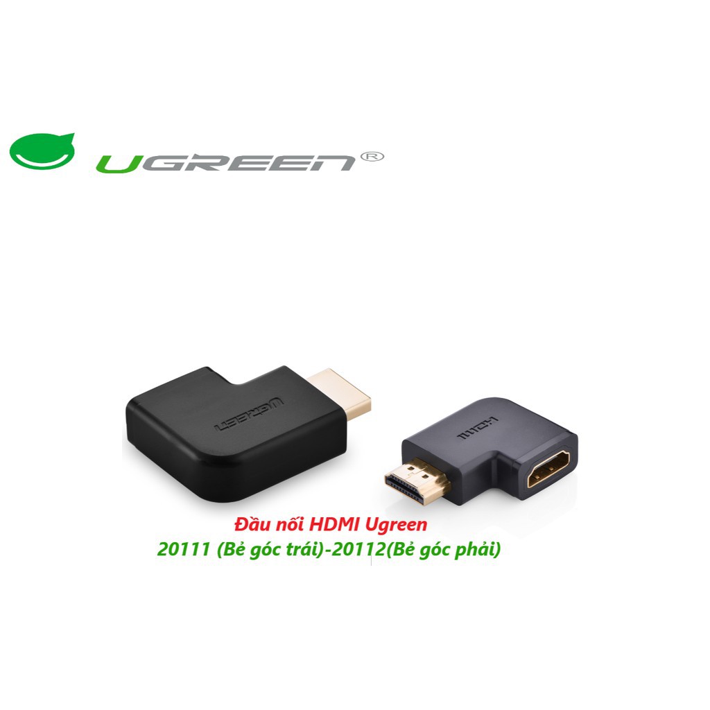 Đầu nối HDMI vuông góc 90 độ Ugreen 20111 (bẻ trái)