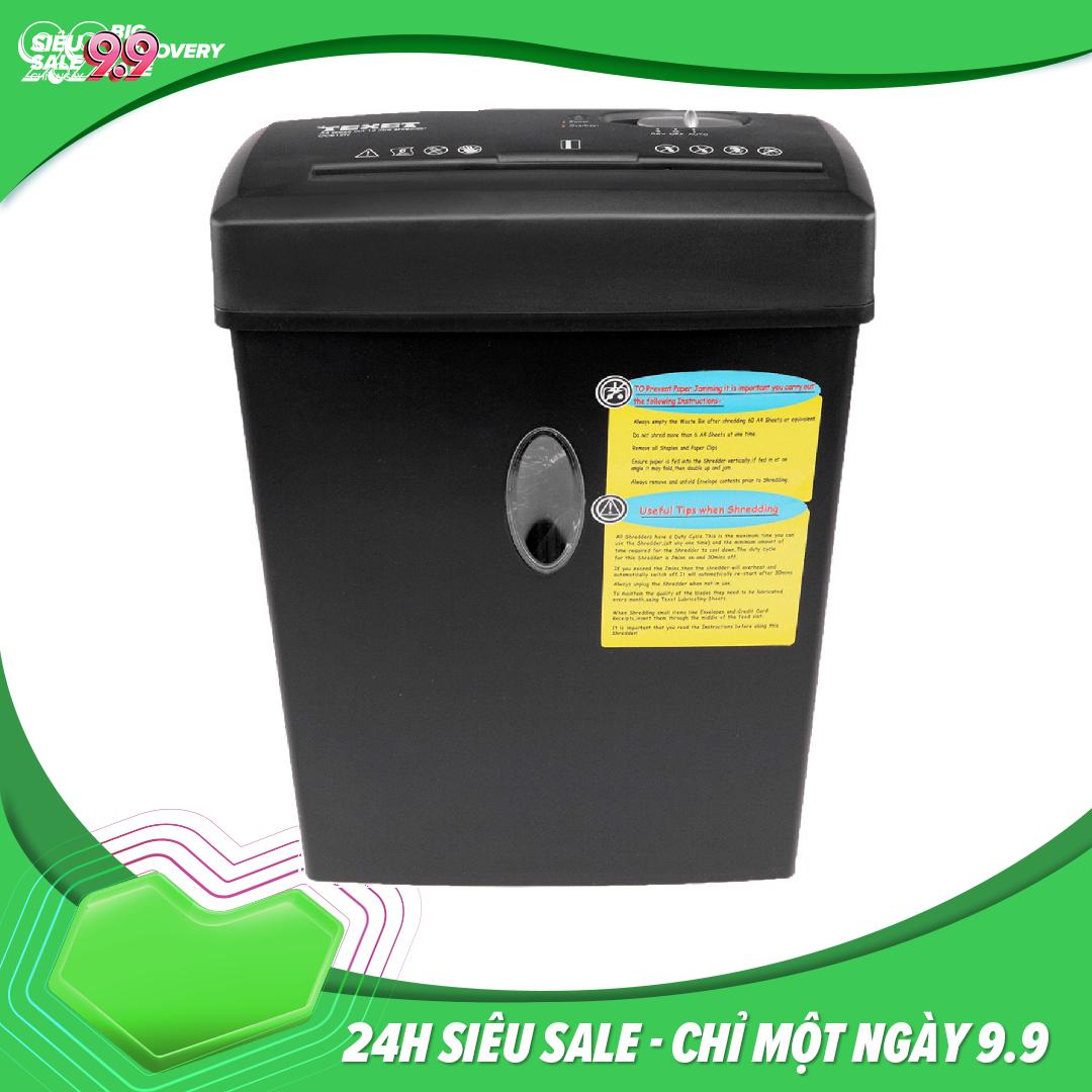 Máy hủy tài liệu 12L Texet CC612N (Đen)