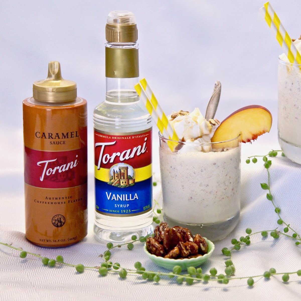 Torani classic siro pha chế vị vani cổ điển vanilla syrup 375ml mỹ