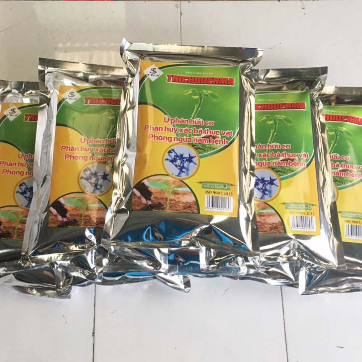 (1kg) Nấm Đối Kháng TRICHODERMA - Cải Tạo Đất, Phòng Trừ Nấm Bệnh, Ủ Phân