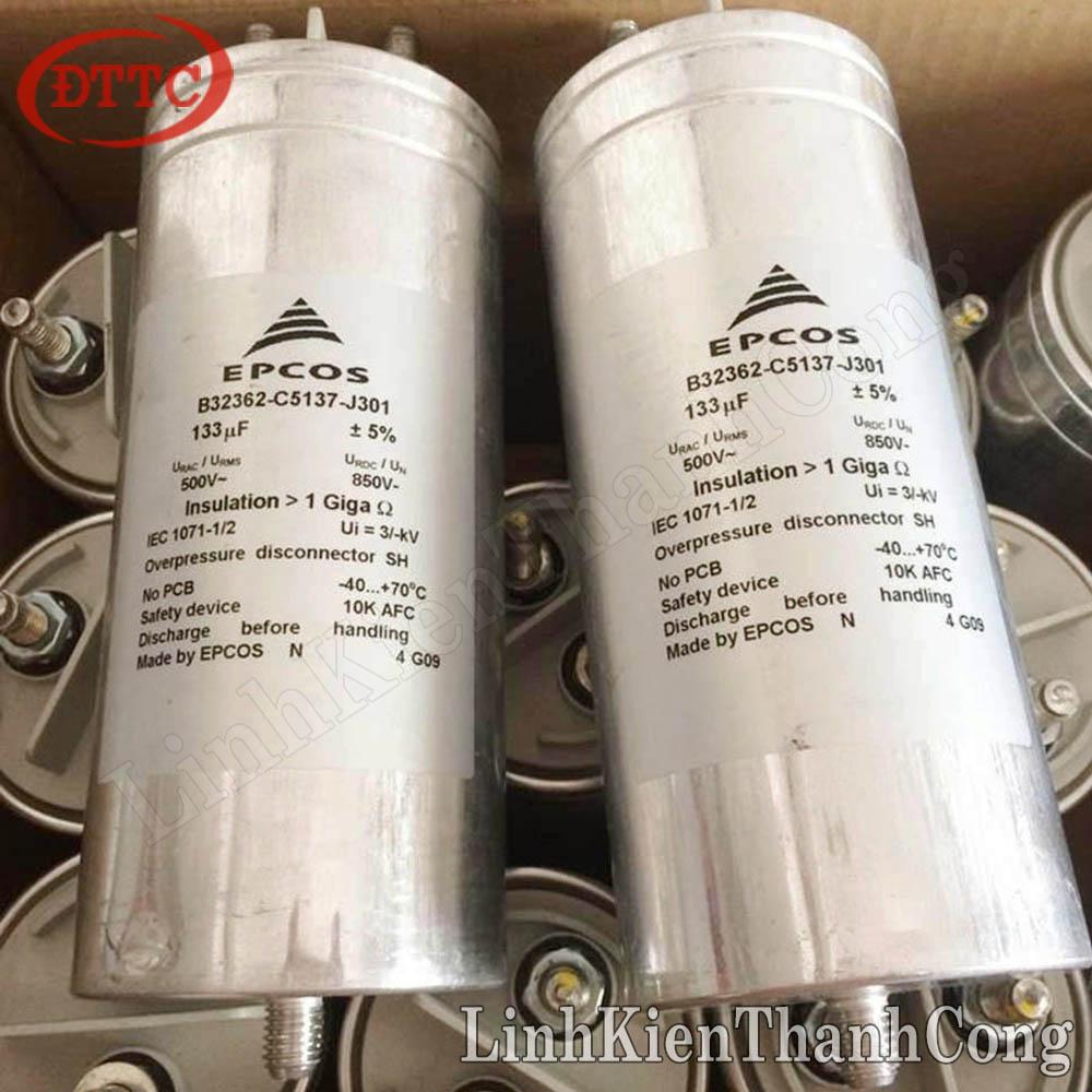 Tụ Bù 133uF 500VAC L0500F133UJN1EFU2P