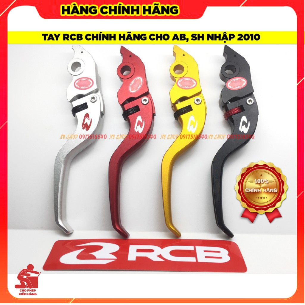 TAY THẮNG RCB CHO AIRBLADE 2006-2019 AB 2020 / VISION/ VARIO 2017 - GIÁ 1 CẶP ( CHÍNH HÃNG FULL BOX)