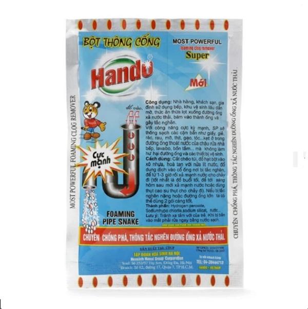 Combo 6 gói bột thông tắc cống nội địa Hando 100g BT58
