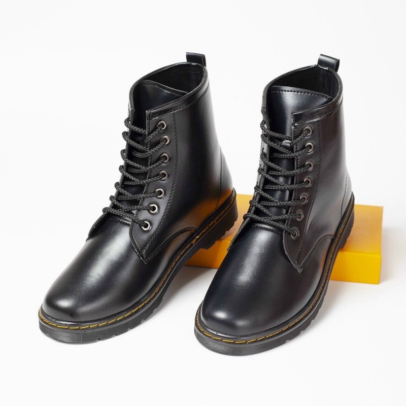 Giày combat boots nam cao cổ đế khâu chắc chắn- mã DCC01