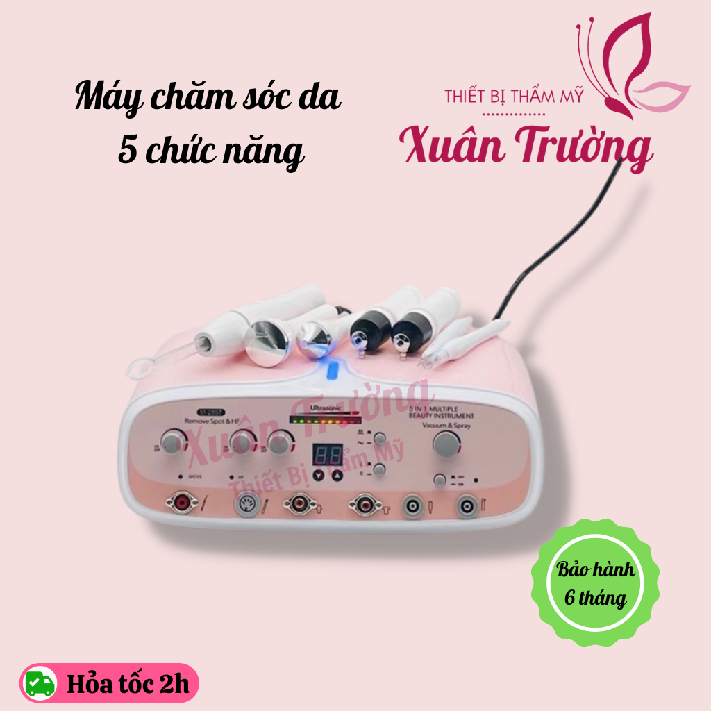 Máy chăm sóc da đa năng 5 chức năng cho spa | Máy 5in1 spa