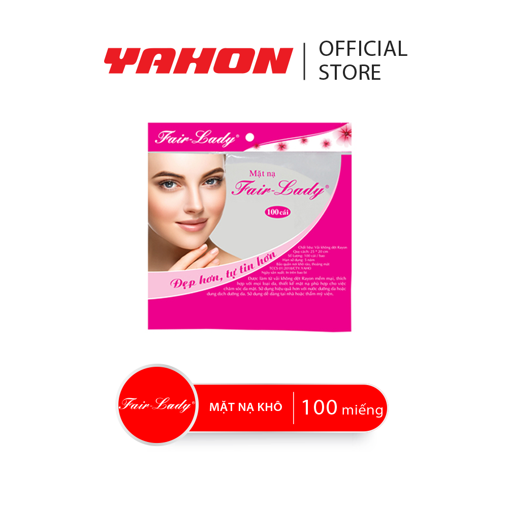 Combo Bao Mặt Nạ Khô FAIR-LADY, 100 Miếng/Bao