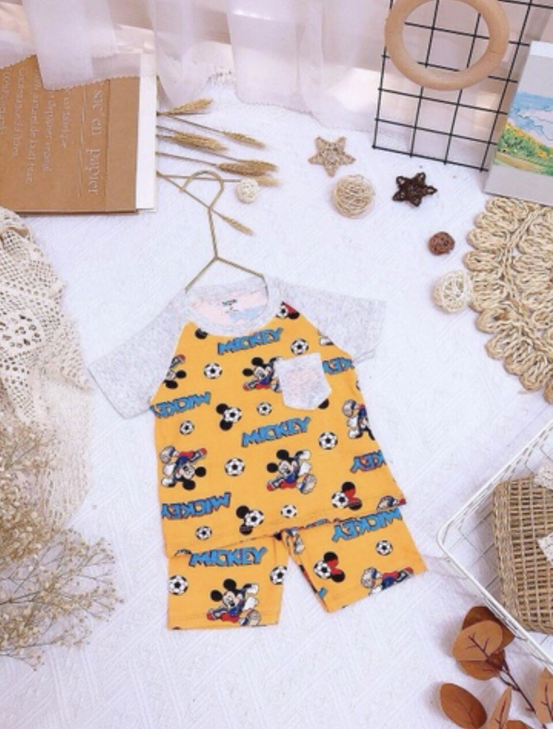 Bộ bozip cộc tay cho bé trai (8-20kg) cực đẹp
