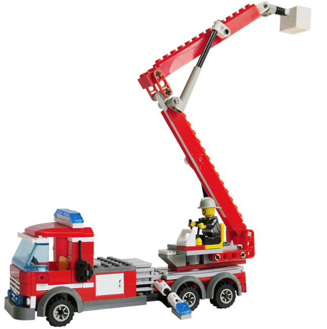 Bộ Lego Xếp Hình Xe Cứu Hỏa ( 244 Chi Tiết)