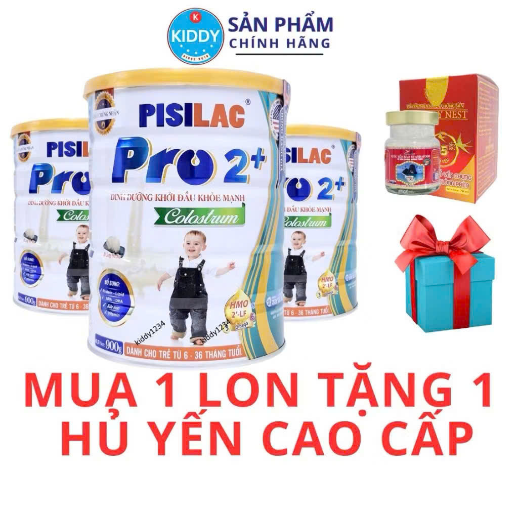 Sữa non Pisilac Pro 2 Colostrum 900g dành cho bé 6-36 tháng (kiddy1234)