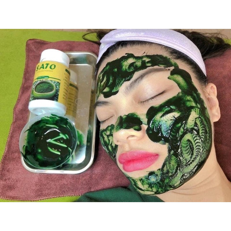 Tảo Xoắn SATO dạng bột(Cấy tảo nano trắng sáng da)