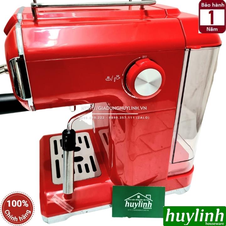 Máy pha cà phê Espresso Zamboo ZB-92CF - Tặng 500gr cafe [Kem - Đỏ]