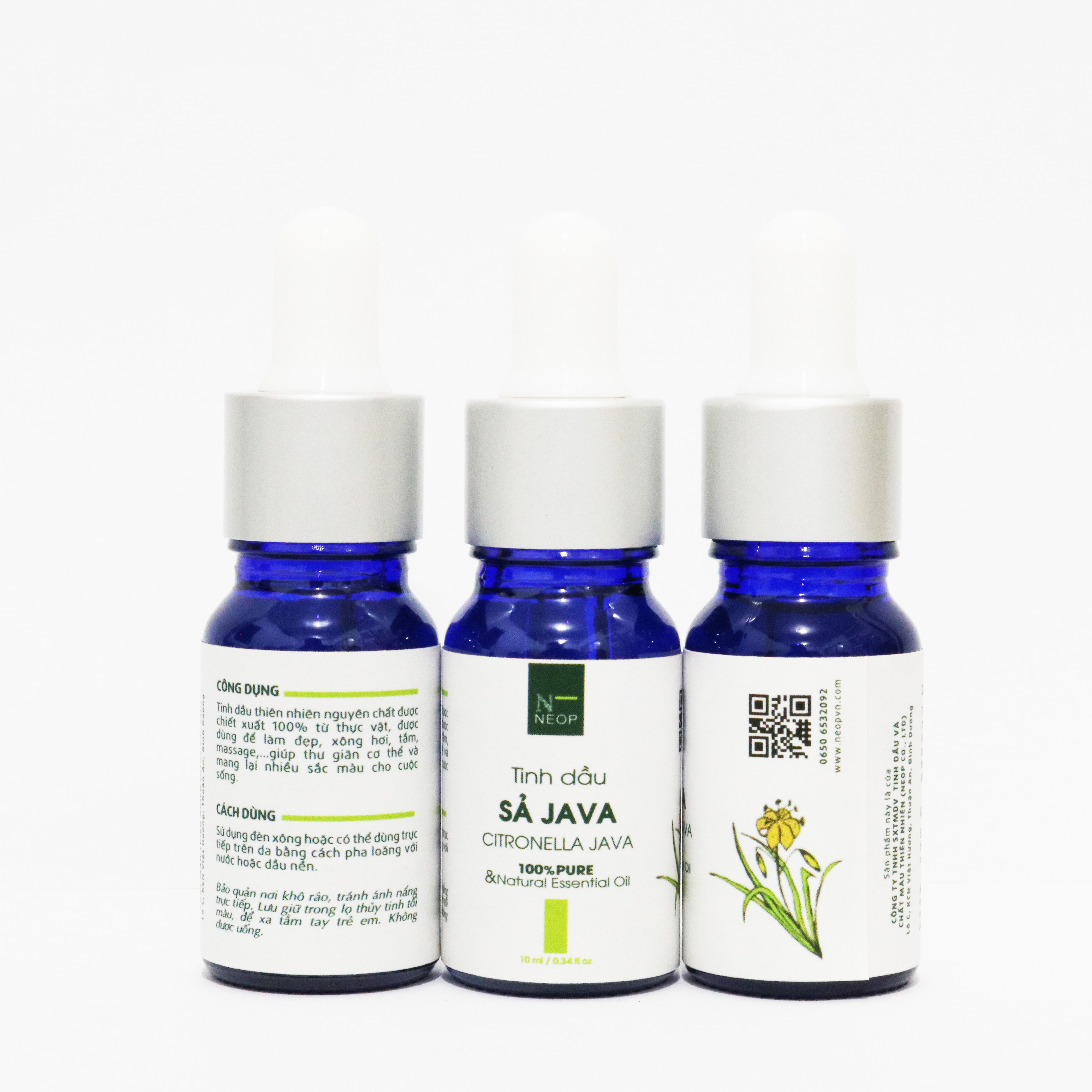 Tinh Dầu Sả Java NEOP Đuổi Muỗi - Citronella Java Essential Oil 10ml