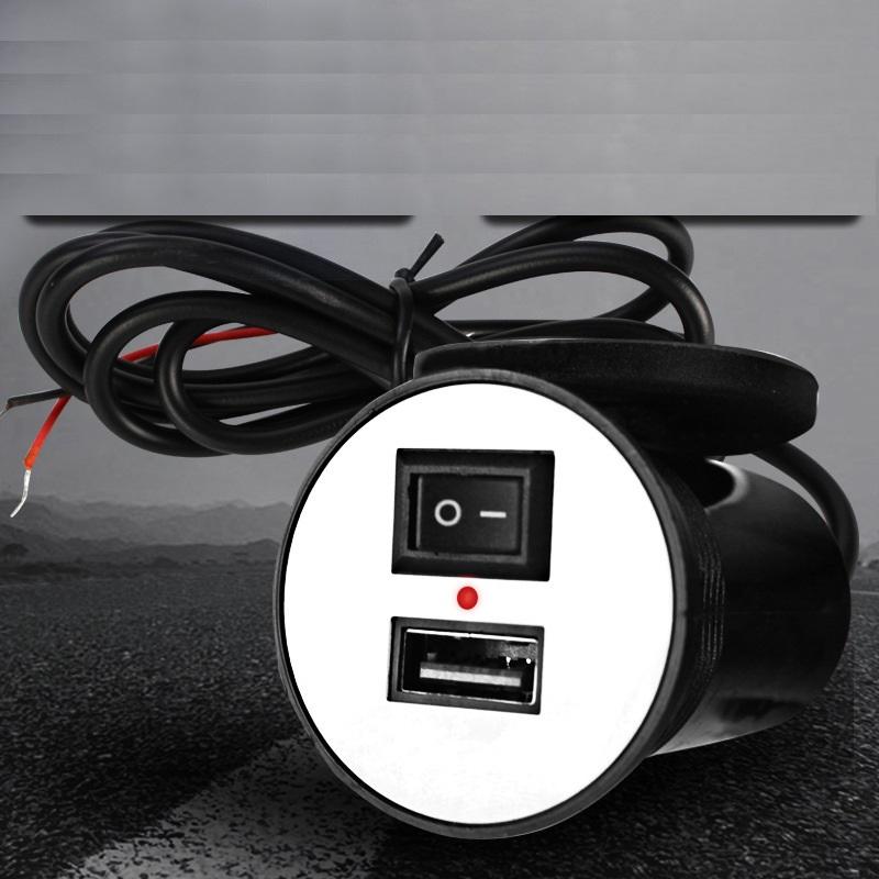 Bộ sạc điện thoại trên xe máy có công tắc cổng USB, sạc nhanh, tiện lợi, bền pin, có công tắc tắt bật điện cấp cho bộ sạc