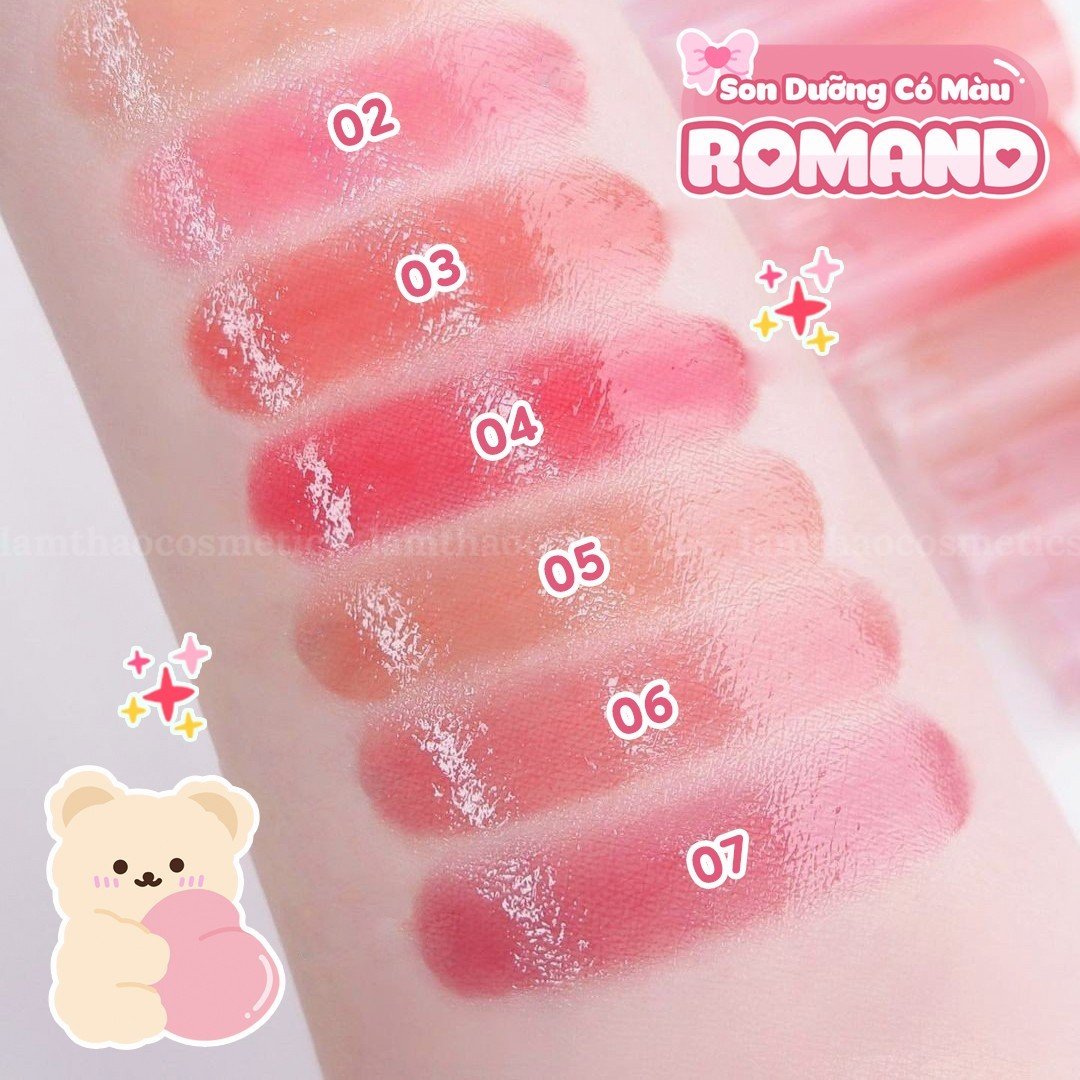 Son Dưỡng Có Màu Romand Glasting Melting Balm