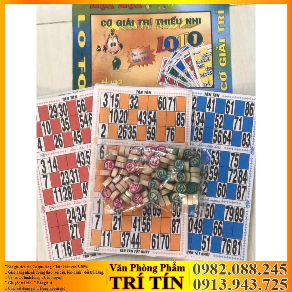 Đồ chơi kêu loto gỗ túi vải dân gian - 9334