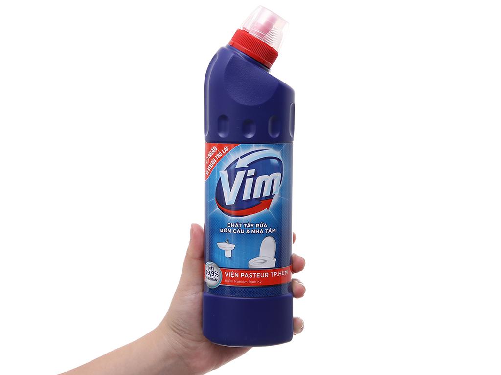 Nước tẩy bồn cầu & nhà tắm VIM diệt khuẩn 450ml