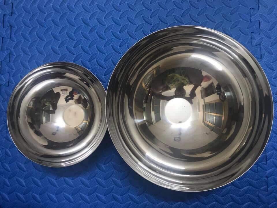 Combo 2 thau trộn inox cao cấp nội địa Nhật Bản
