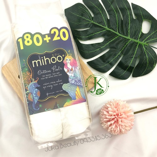 Bông tẩy trang Mihoo Cotton Pads 200 miếng